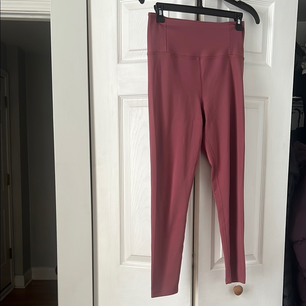 High-Waisted Dusty Rose Leggings
